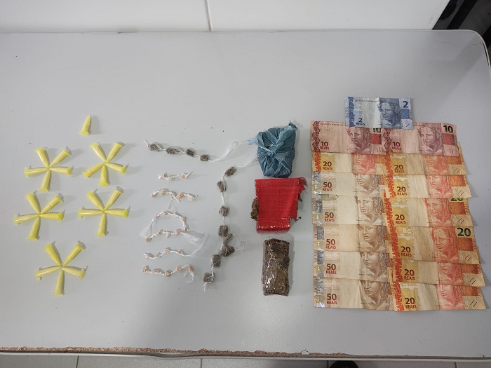 Morador da Serra é detido com drogas em Linhares. Ele tem várias passagens