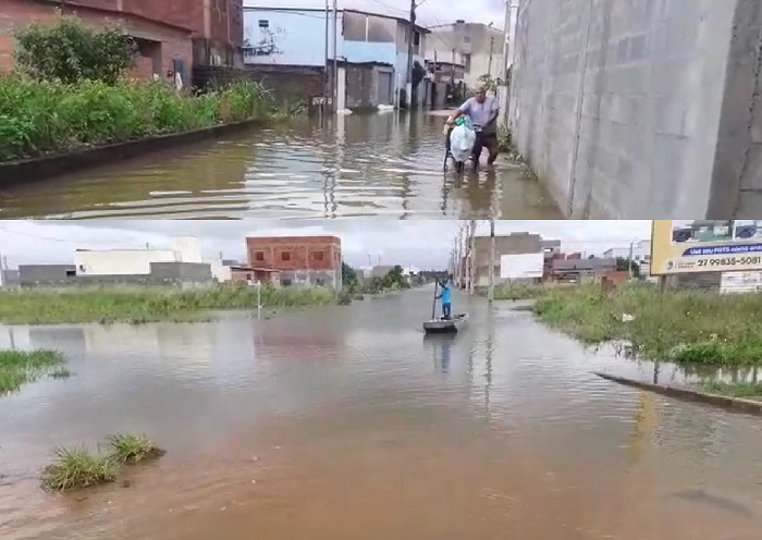 Novos canais abertos para escoamento da água da chuva em Bebedouro