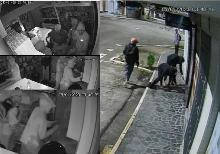 Larápios arrombam loja de celular e deixam imenso prejuízo no Centro de Linhares