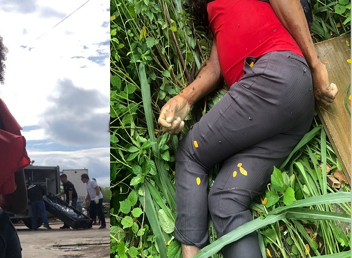 Mulher vai jogar lixo fora e encontra corpo em local baldio, em Linhares