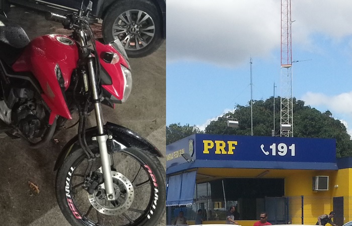 Moto roubada com condutor sem CNH é recuperada pela PRF em Linhares