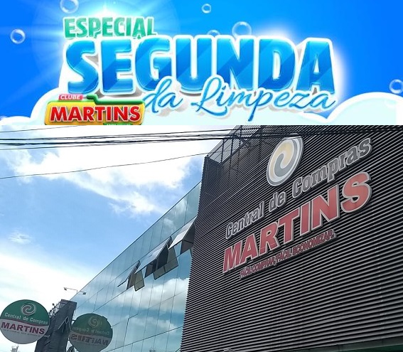 Segunda da Limpeza e Super descontos de ca$hback relâmpago no Clube de Vantagens Martinsfácil
