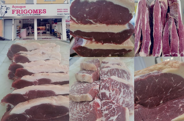 Carnes de todos os tipos, e açougue tem os melhores preços, e ainda entrega em todos os bairros de Linhares
