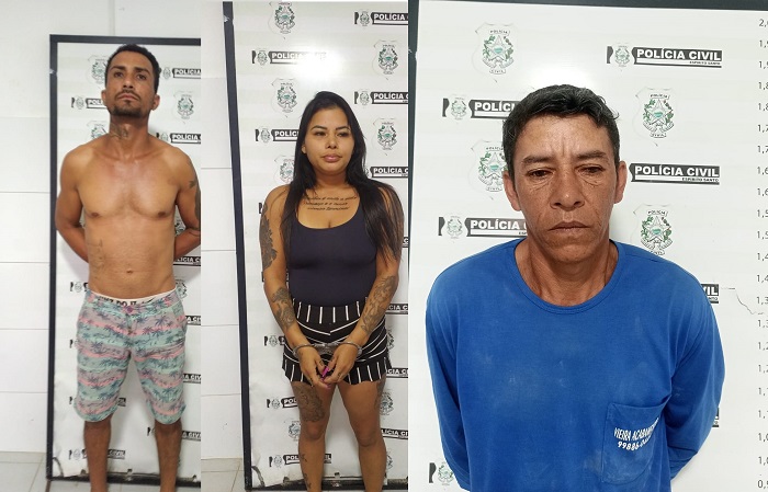 PC prende casal em Regência e homem no Conceição, em Linhares