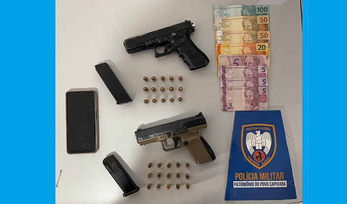 Dois carros roubados no BNH. PM prende um dos suspeitos após incansável diligência em Linhares