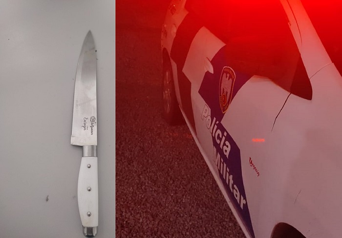 PMs desarmam homem e evitam assassinato de mulher em balneário de Linhares