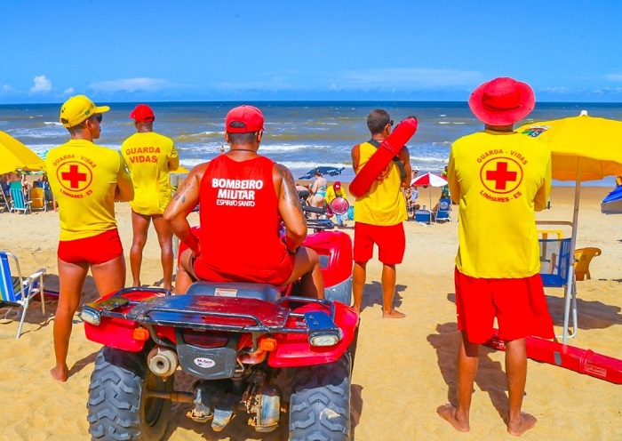 30 guarda-vidas nas praias de Linhares no carnaval 2023