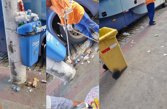 Você se diverte, suja e eles limpam. Ah, o que seria sem os guerreiros garis?