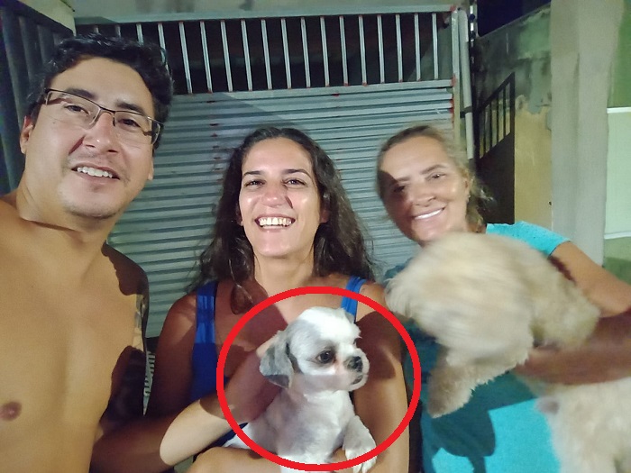 Olha ela! Belinha apareceu! E estava no Araçá mesmo