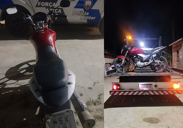 Moto roubada é recuperada pela Força Tática em Bebedouro