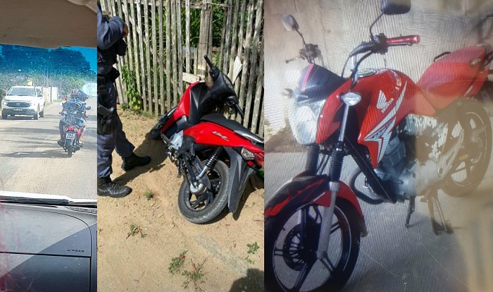 Bandidos com submetralhadora rendem trabalhador e roubam moto em Linhares
