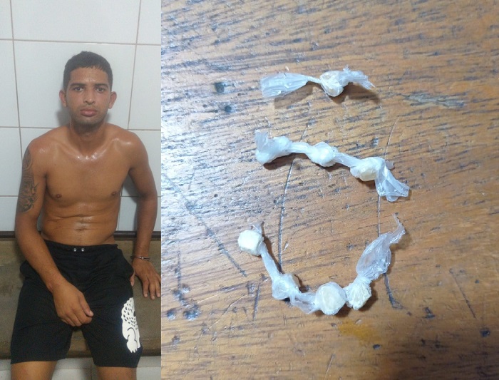 G.A. cumpre mandado e apreende droga no Shell