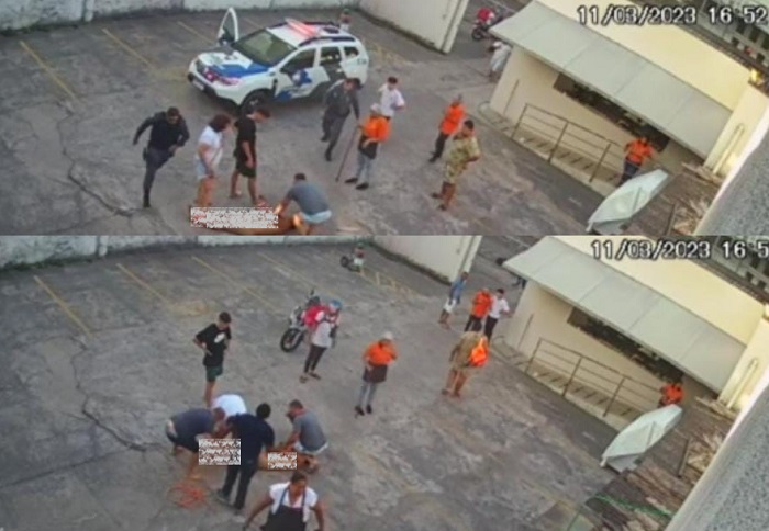 Peladã0 invade estabelecimento no Centro de Linhares