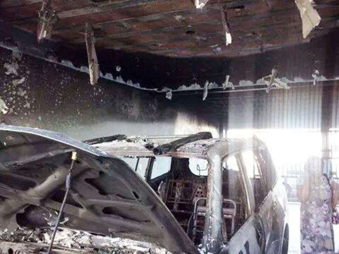 “Momentos de pânico”: incêndio destroi Pajero de Pastor e quase atinge apartamento no Três Barras
