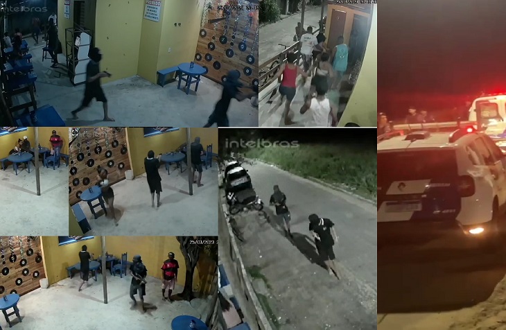 No bar: correria e desespero quando dupla descarrega armas em Fabrício