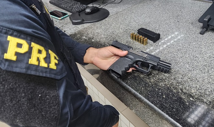 PRF prende homem que já tinha passagens por homicídio e tráfico de drogas