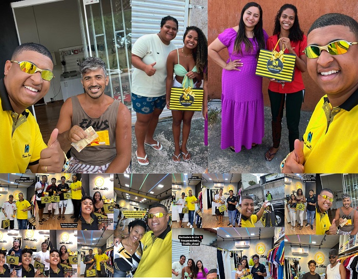 Loja Meireles Modas lotadaça, clientes felizes e vídeo de promoção viraliza