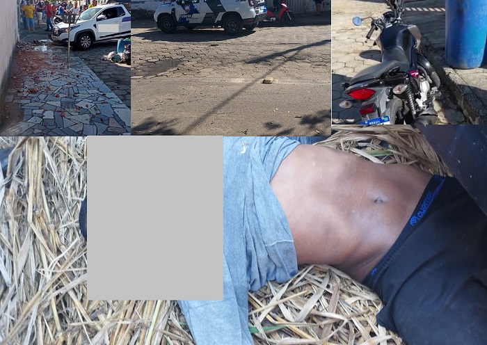 Goiaba é preso, e comparsa deixa rastro de sangue ao escapar após tentativa de roubo no Aviso