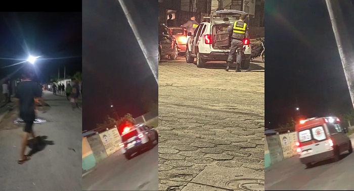 Baleado no Jocafe e prisão de mulher no Pó do Shell