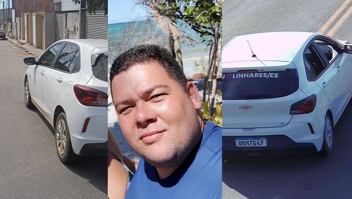 URGENTE: Motorista de aplicativo desaparece em Linhares. Veículo foi encontrado