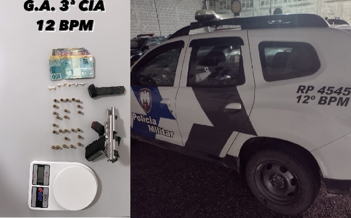 Bonde do Maluco tem integrante preso com arma na cintura, no São José