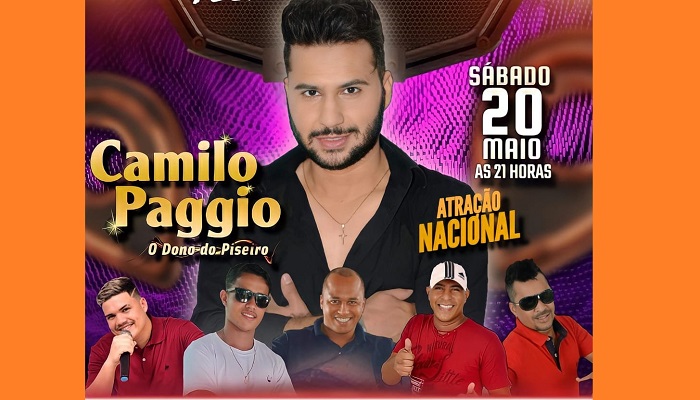 Camilo Paggio, o Dono do Piseiro, vai eletrizar o Festival de Forró em Linhares