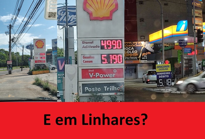 Gasolina: Diferença de preço praticado em Linhares irrita leitor