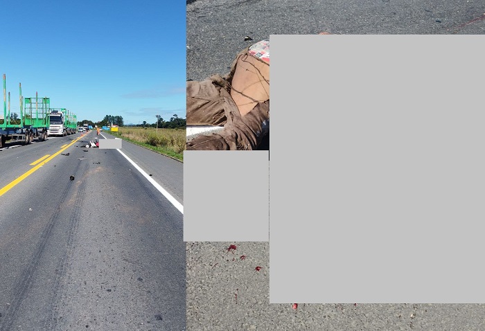 Acidente fatal: Motociclista morre em colisão com carro na BR-101, em Linhares