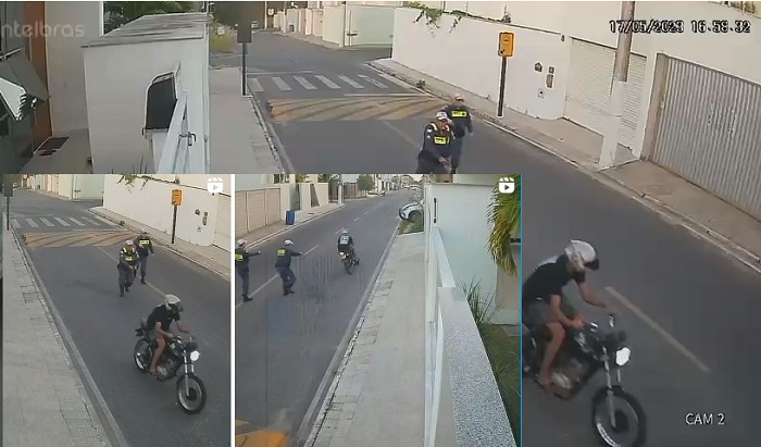Inusitado: Motociclista foge de blitz em Linhares. E à luz do dia