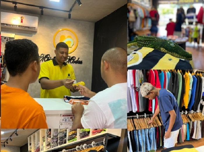 11 peças de roupas por R$ 299: “Camisas, bermudas, cuecas... Aproveitem”, sugere lojista