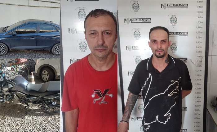 “Ciganinho” e Jefferson presos: PC e PRF frustram furtos de motos praticados por quadrilha em Linhares