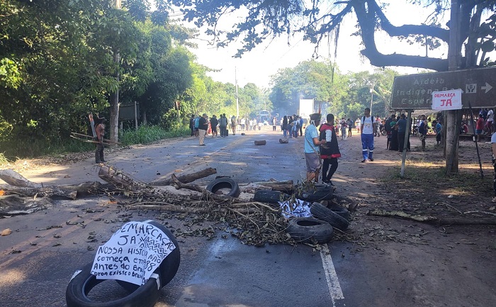 Indígenas alternam “veto” de acessos em Aracruz. “Hora sim, hora não”