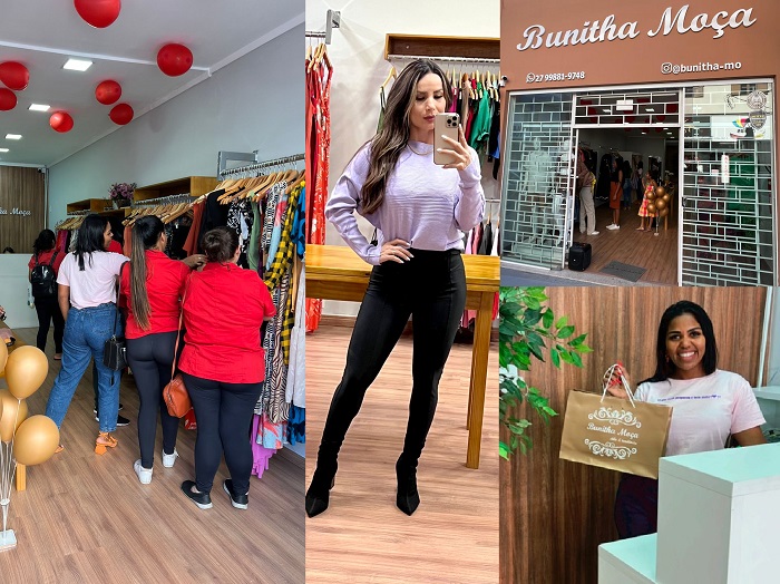 Descontos: Bunitha Moça lotadaça na reinauguração no Centro de Linhares. Está imperdível!