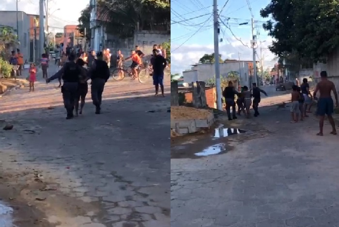 PMs são xingados e humilhados em ocorrência no Nova Esperança, Linhares