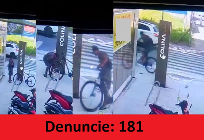 Outra: Ladrão de bike age em bairro nobre de Linhares