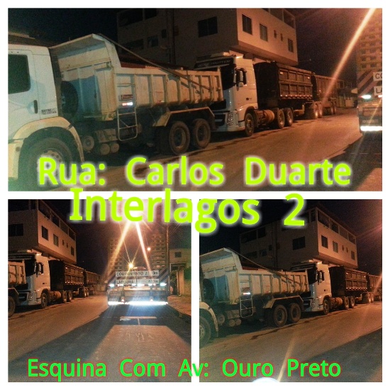 Ruas e avenidas usadas como garagem no Interlagos