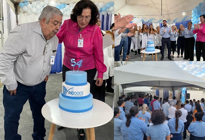 Momento especial para os colaboradores nos 54 anos do Hospital Rio Doce