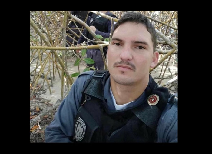 PM Douglas morre em acidente de trânsito. Corpo foi levado para o SML de Linhares