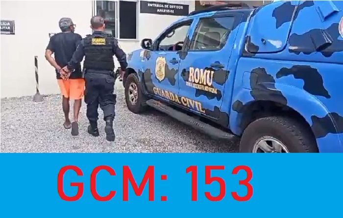 GCM recebe denúncia e prende homem no Centro de Linhares