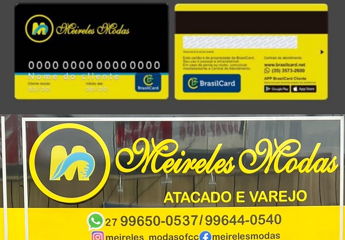 Até R$ 1.200: Cartão próprio na Meireles Modas para facilitar a sua vida, cliente