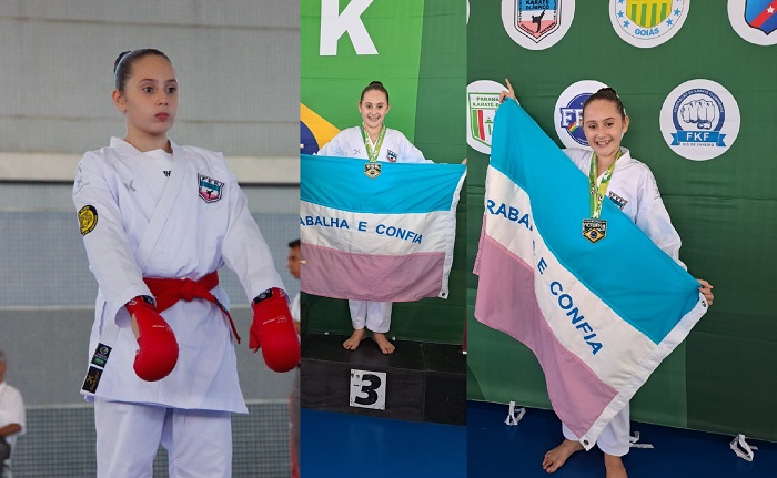 Olha a Dhara aí! Linharense está classificada para etapa final do Brasileiro de Karatê