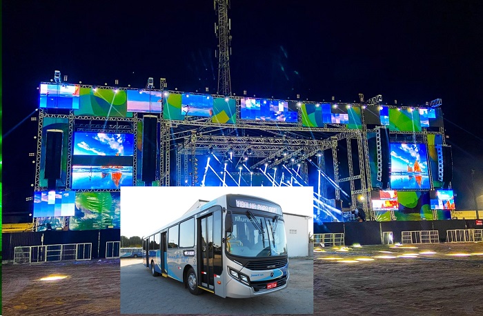 Ônibus até de madrugada (1h20) para a Expolinhares, anuncia Viação Joana Darc
