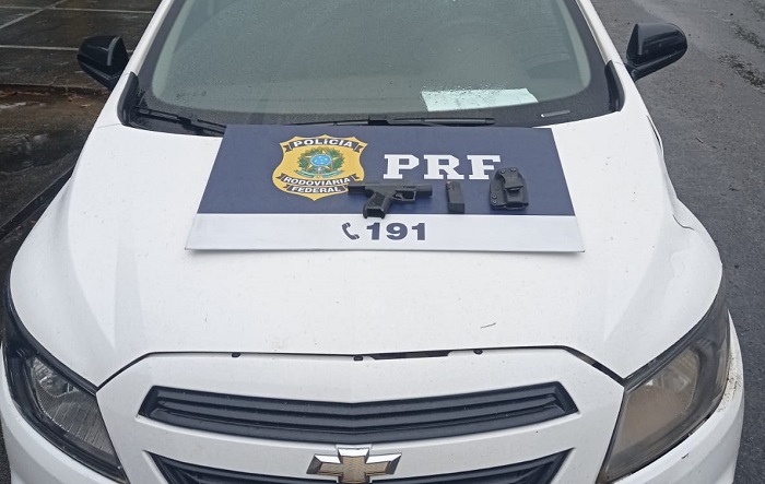 BR-101: Homem armado é preso com carro que alugou em 2019 (e não devolveu)