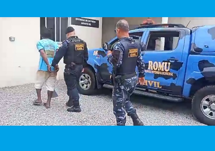 GCM averigua denúncia e descobre mandado de prisão contra abordado em Linhares
