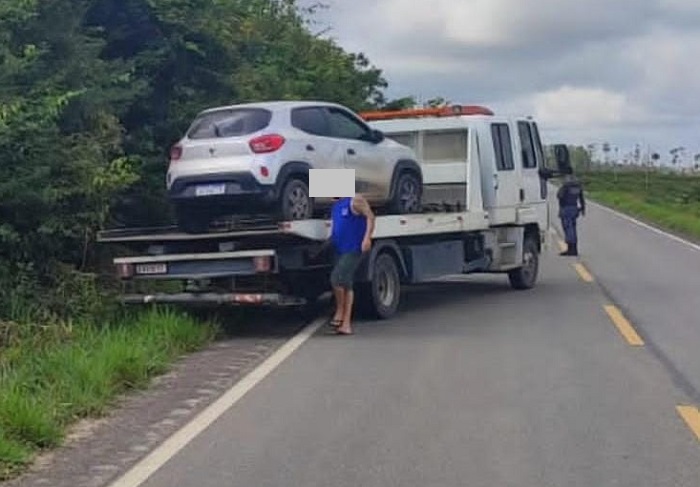Carro roubado de motorista de aplicativo em Linhares é recuperado em outra cidade