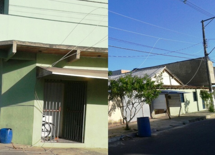 Ventos fortes em Linhares: desabamentos, casas destelhadas e fios danificados