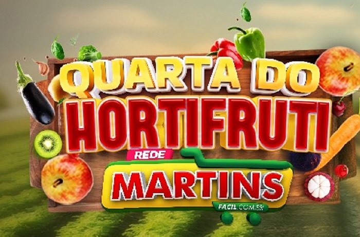 Olha a Quarta do Hortifrúti imperdível no Martins! Lista imbatível