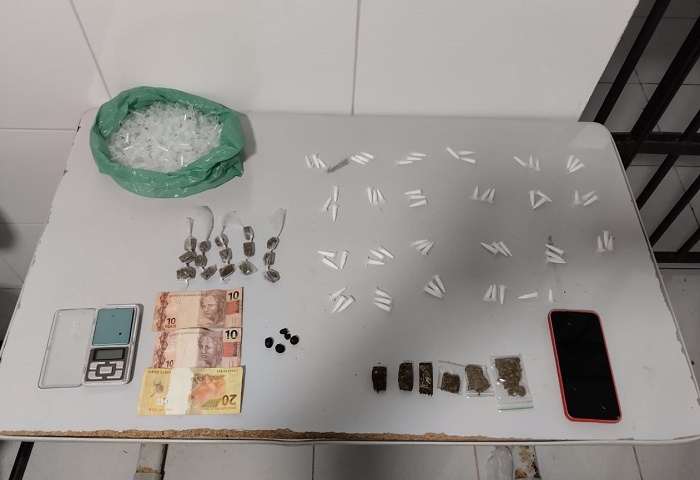 G.A. e F.T. no Shell: DG é detido e mais drogas, incluindo haxixe, apreendidas em Linhares