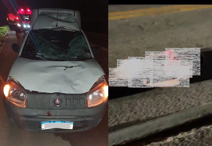 Linhares: Fiorino atropela e mata pedestre na BR-101. “Motorista não teve culpa”, diz testemunha