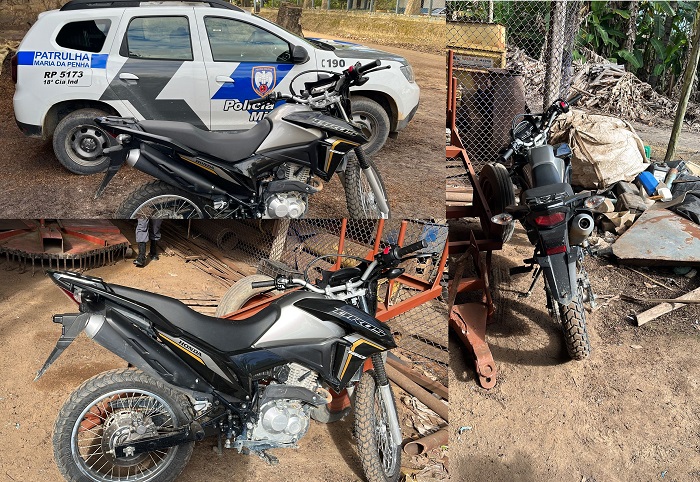Homem se desespera ao ser flagrado com moto roubada em Linhares